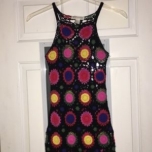 CROCHET MINI DRESS